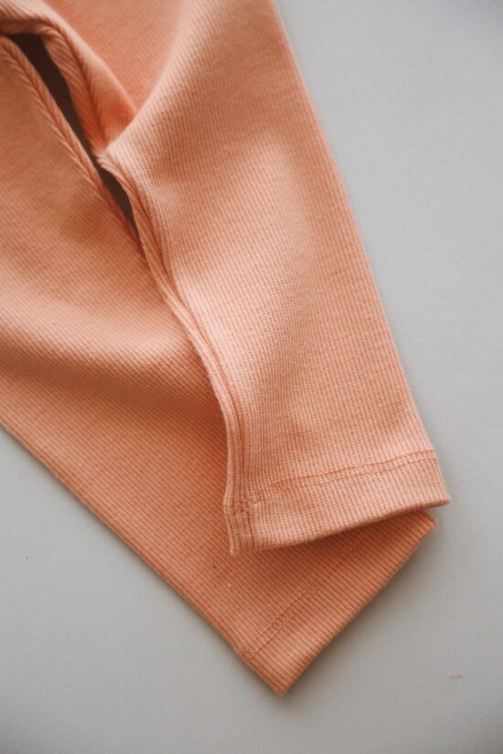 Organic Cotton Leggings - Salmon