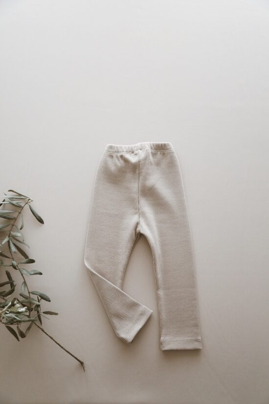 Organic Cotton Leggings - Mink