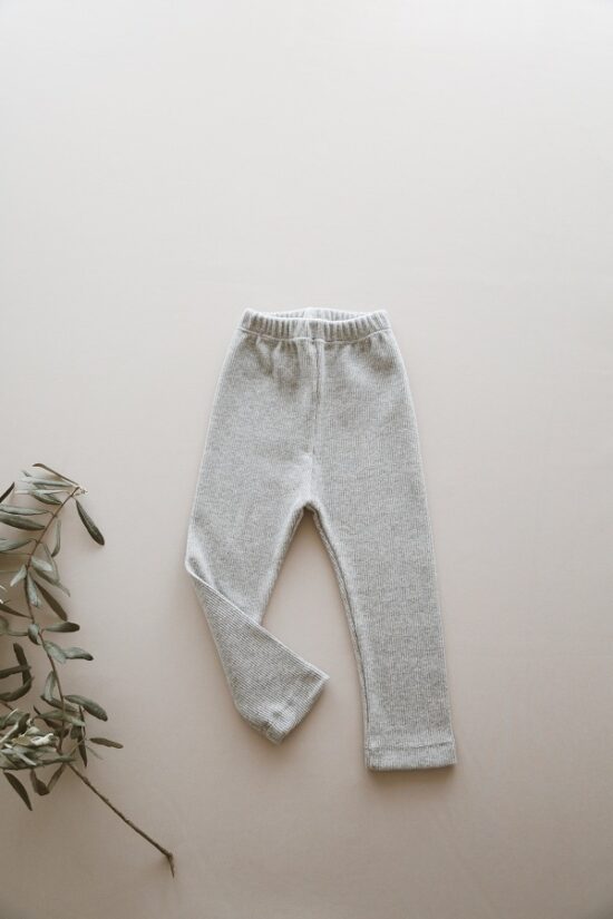 Organic Cotton Leggings - Gray