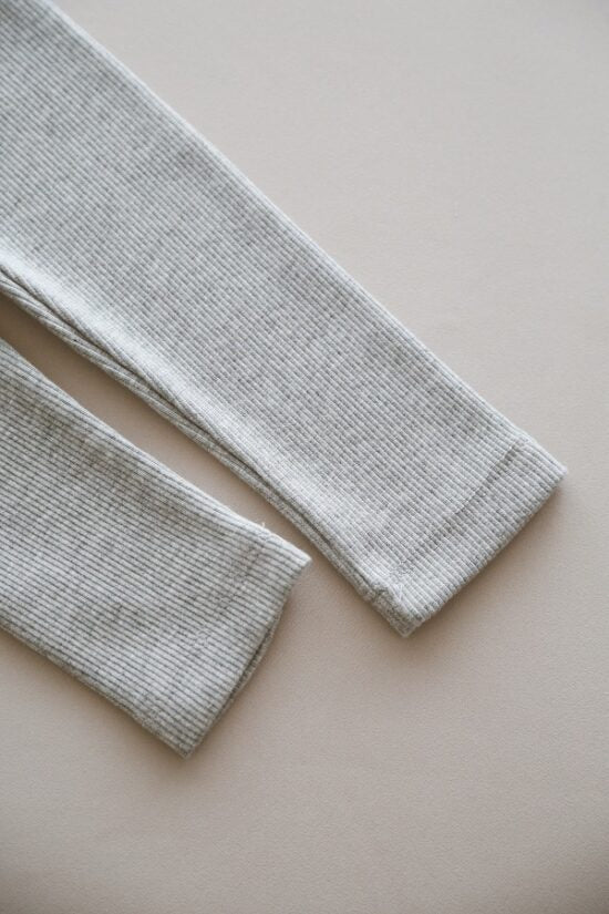Organic Cotton Leggings - Gray