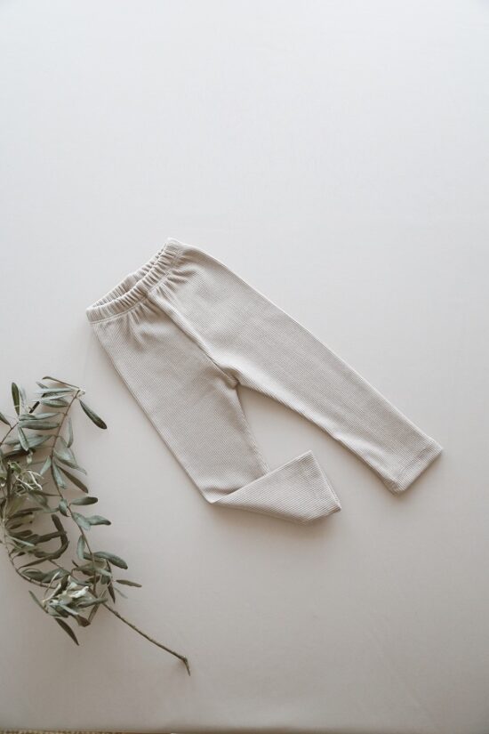 Organic Cotton Leggings - Khaki