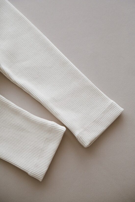 Organic Cotton Leggings - Ecru