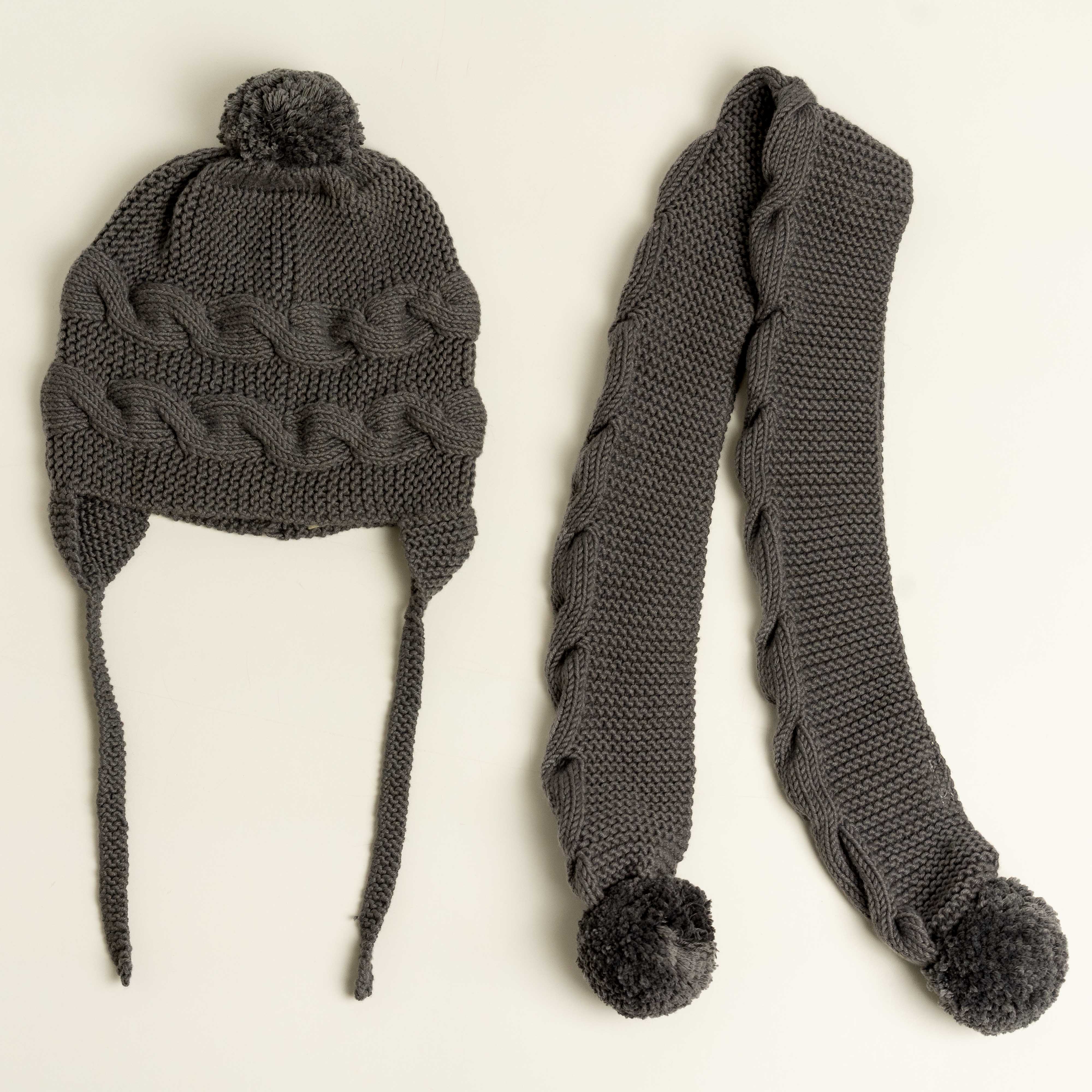 Knit Bonnet-Anthracite