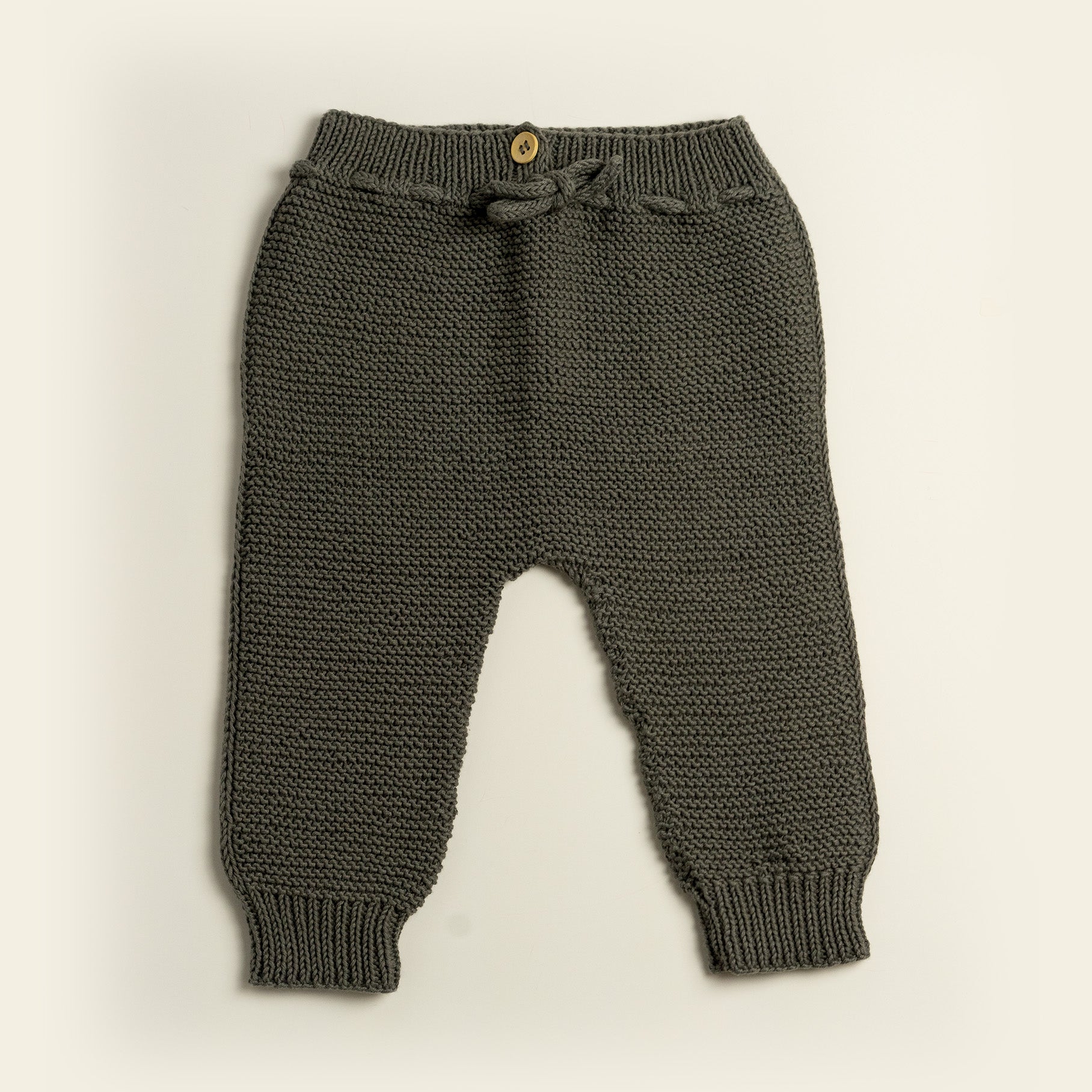 Knit Pants-Anthracite