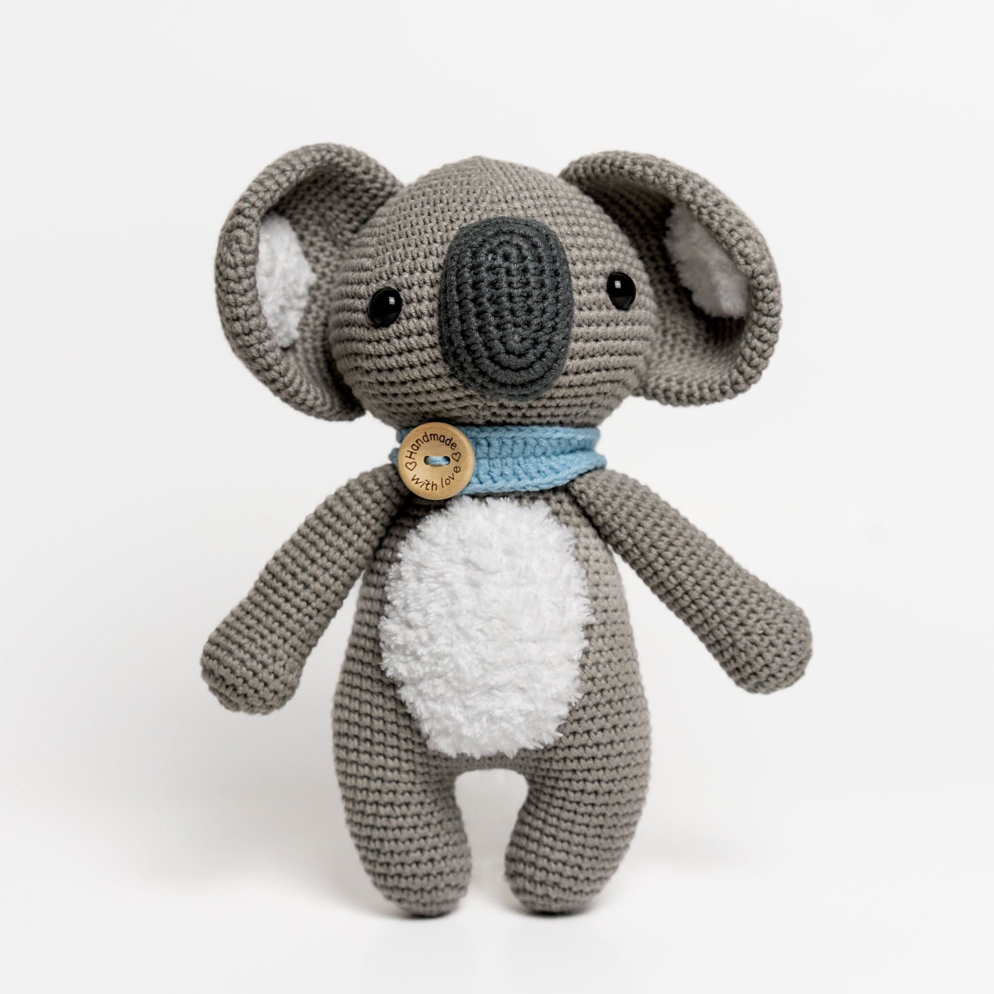 Crochet Koala Toy - Blue