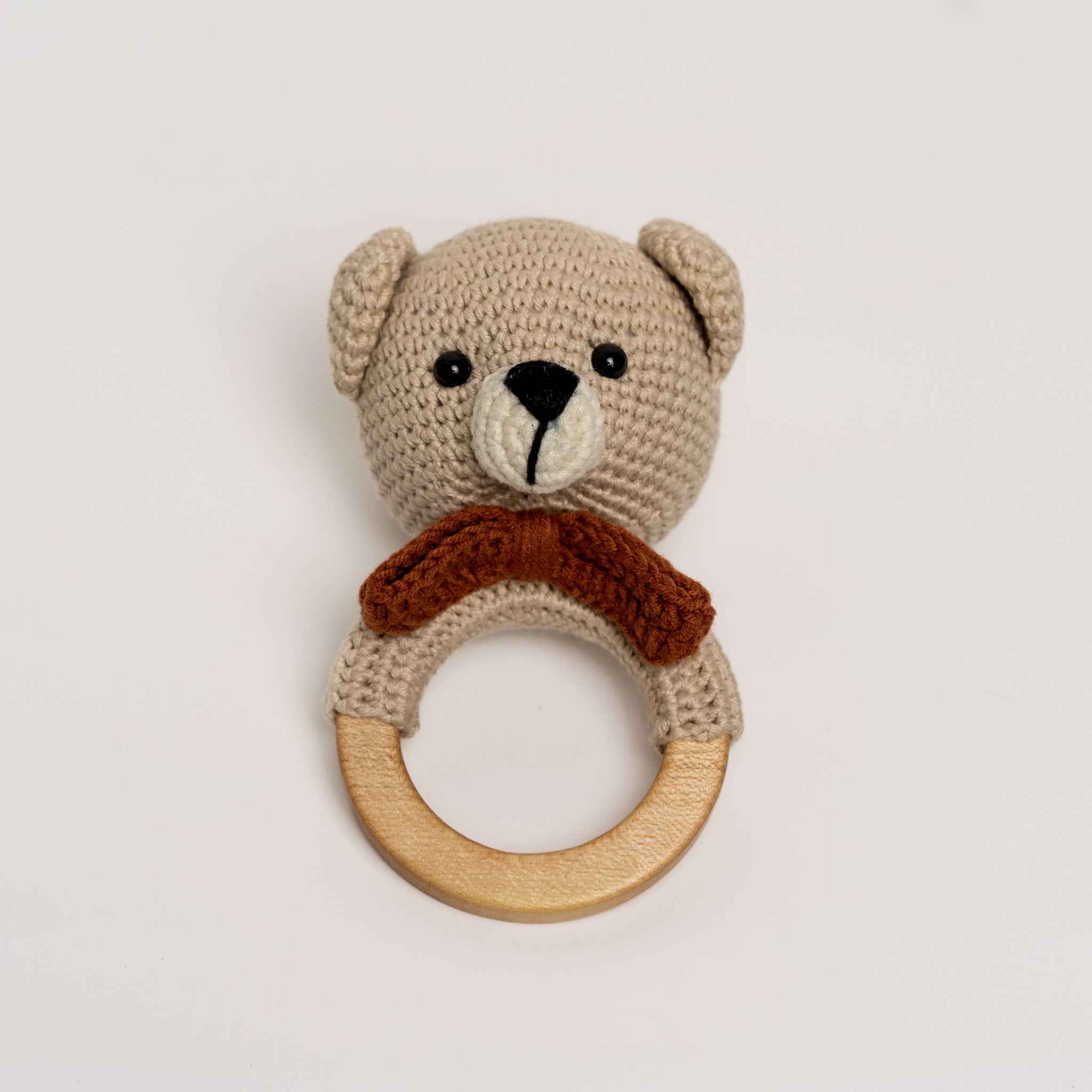 Crochet Teddy Rattle