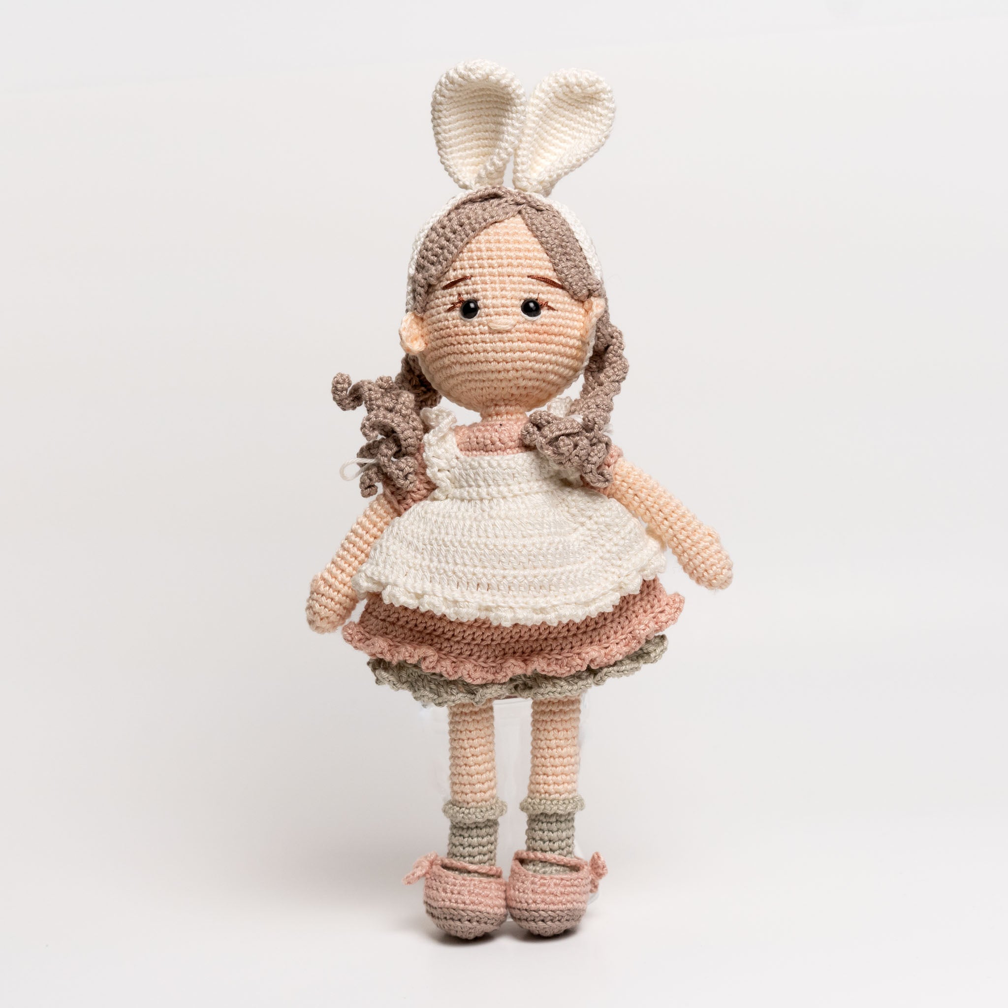 Crochet Baby with Crown Toy
