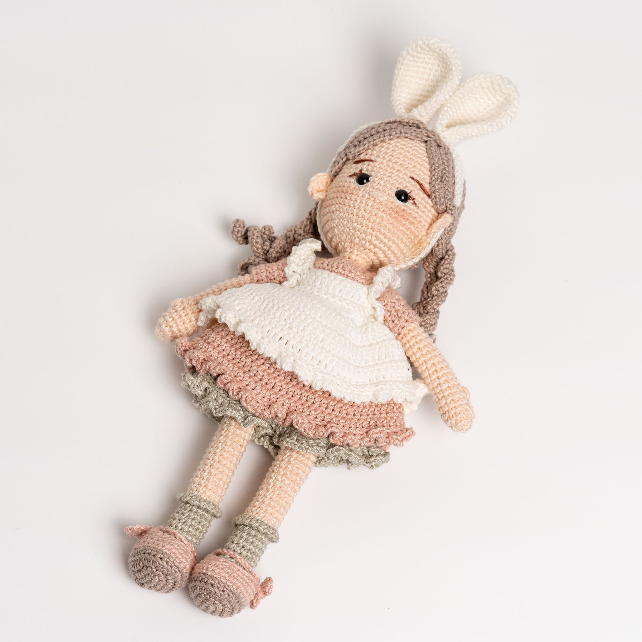 Crochet Baby with Crown Toy