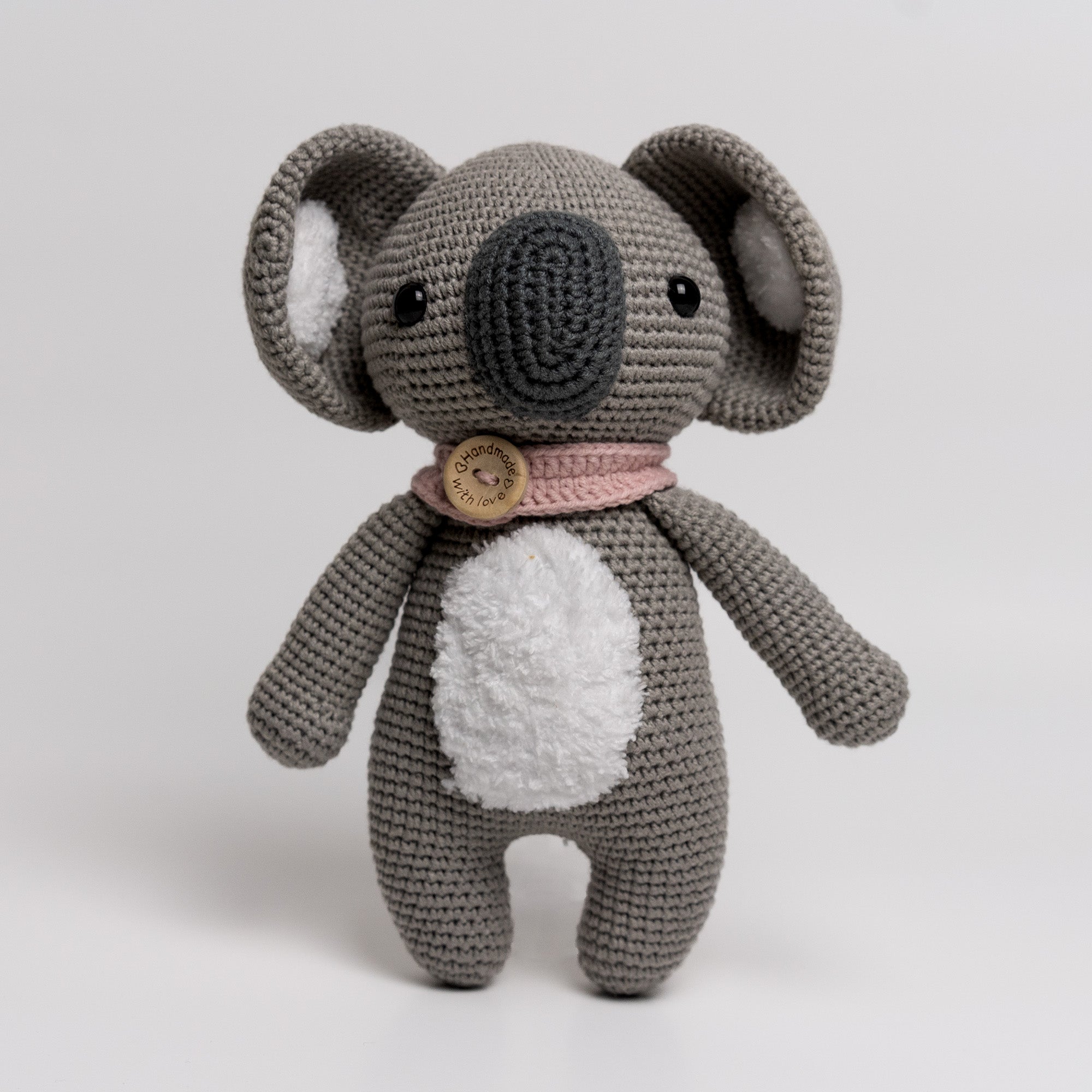 Crochet Koala Toy - Pink