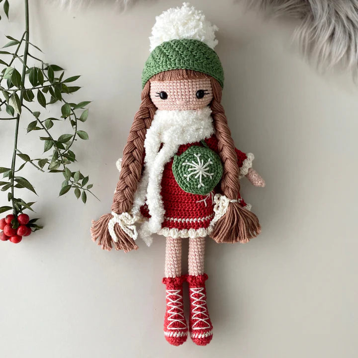Crochet Unique Snow Girl