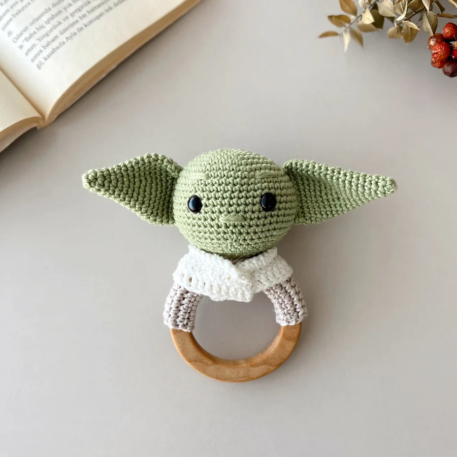 Crochet Yoda Rattle